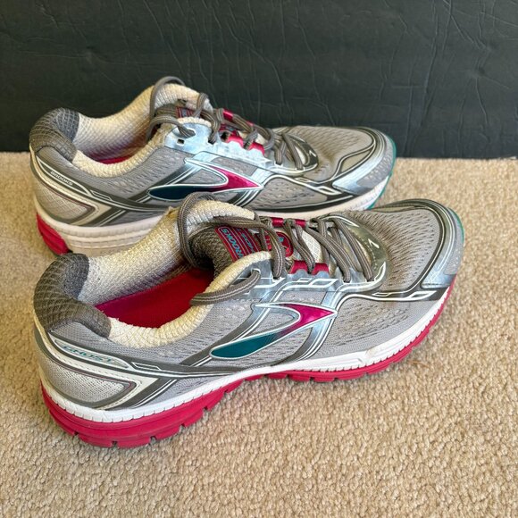 Brooks Ghost 8th Edition Women's Running Shoes Size 10 Gray Pink 1201931B073 - Picture 1 of 10